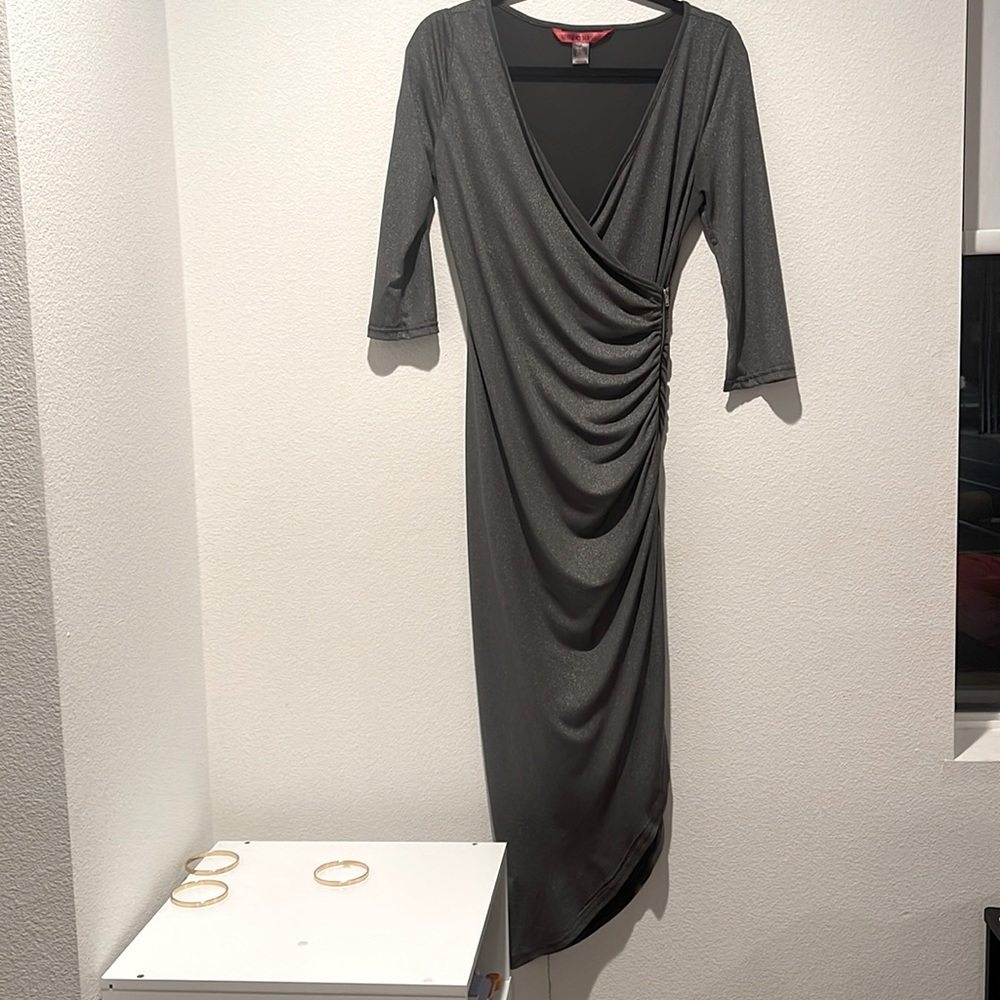 Hot Kiss Gray silver Evening dress